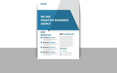 modern business flyer template, abstract business flyer and creative design,Creative Flyer Layout,