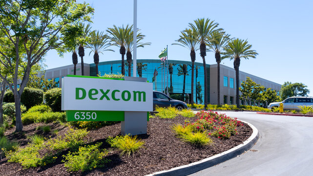 San Diego, CA, USA - July 9, 2022: DexCom headquarters in San Diego, CA, USA. DexCom, Inc. is a company that manufactures glucose monitoring systems. 
