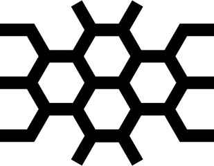 Transparent Molecule icon. Molecule isolated on transparent background.