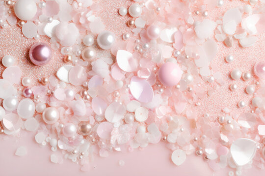 Pink Glitter Sparkle Confetti Background Stock Photo by ©Steph_Zieber  80096036