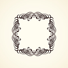 Vignette. Vector drawing