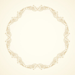 Vignette. Vector drawing