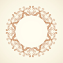 Vignette. Vector drawing