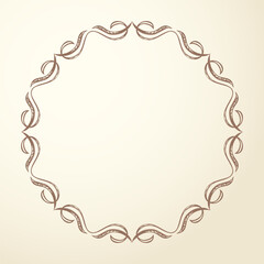 Vignette. Vector drawing