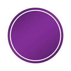 purple banner white circle frame and dot