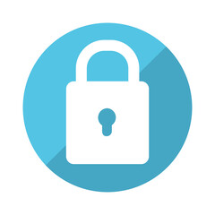 blue lock icon