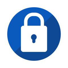 blue lock icon
