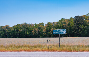 Sign in a Field