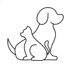 vector, dog and cat, animals