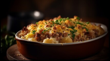 Baked Sausage and Cheese Casserole