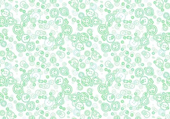 Sewing buttons and pins seamless hobbies pattern for fabrics and linens and wrapping paper 