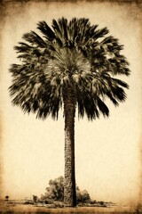 Vintage Palm Tree