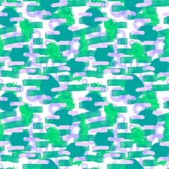 Abstract watercolor seamless paint spots polka dots pattern for wrapping paper and kids clothes print and fabrics 