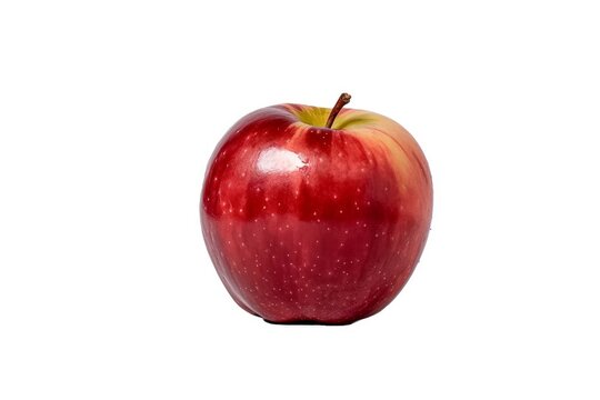 High quality isolated an red apple