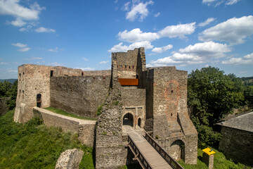 Obraz premium Medieval stone Helfstyn Castle in Czech