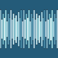 Static radio feed in abstract colored paint lines vector illustration background