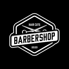 barbershop logo vector, scissors vector	