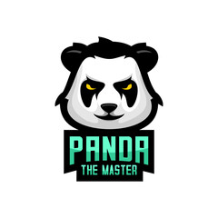 panda animal face design vector
