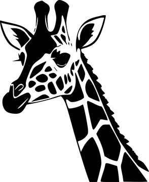 recommend clip art: Giraffe - High Quality Vector Logo - Vector illustration ideal for T-shirt graphic