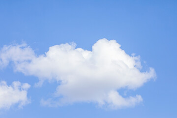 Naklejka na ściany i meble blue sky background with white clouds 