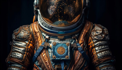 Futuristic robot armed forces toy soldiers collection generated by AI