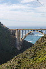Rocky coast in Big Sur, California