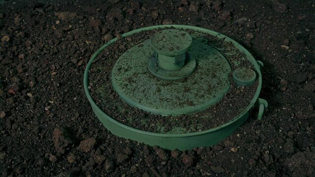 Land Mine In The Ground