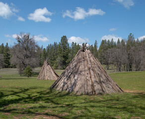 Miwok Cedar Bark Teepee © Betty Sederquist