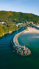 Paisagem Ilha Tropical Lagoa Conceição Florianópolis Floripa Santa Catarina Lago Mar Oceano...