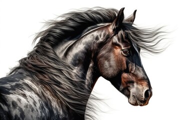 Beautiful animal style art pieces, Regal Horse Portrait