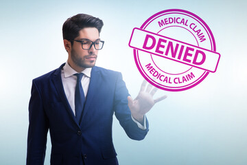 Concept of denying medical insurance claim