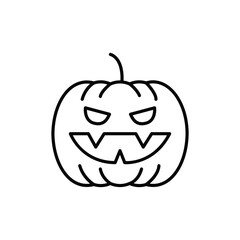pumpkin icon. outline icon.