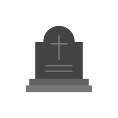 Obraz premium tombstone icon. flat icon.