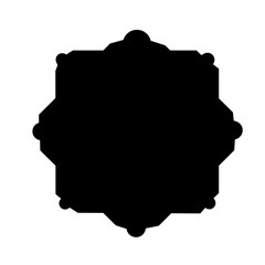 Islamic frame shape design 