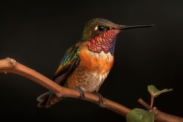 Obraz premium hummingbird on a branch