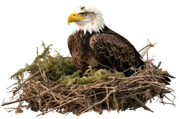 Foto op Plexiglas american bald eagle © Man888