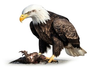Obraz premium bald eagle isolated on white