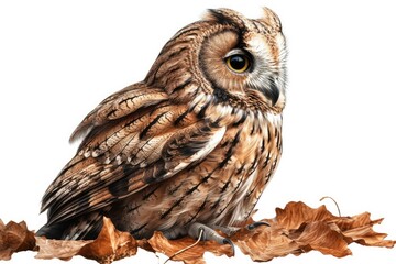 Naklejka premium great horned owl