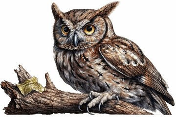 Naklejka premium great horned owl