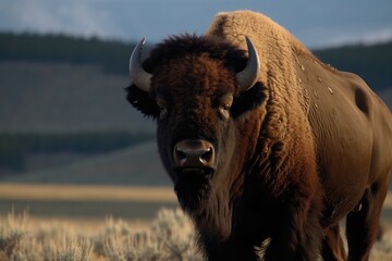 bison in park national park