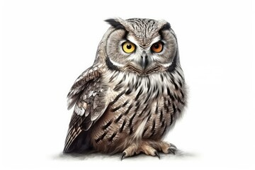 Naklejka premium great horned owl