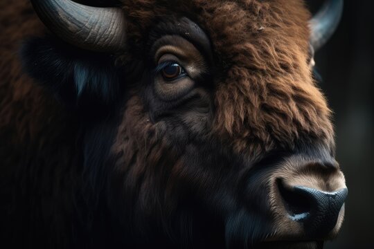 american bison head