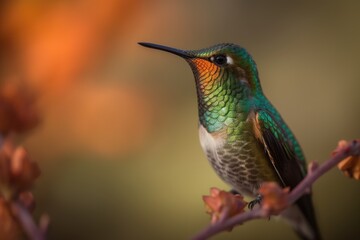hummingbird in flight