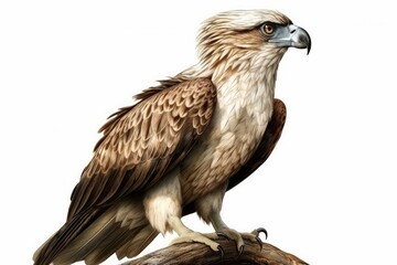 Fototapeta premium Philippine Eagle isolate on white background