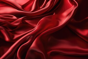 Fototapeta na wymiar Ruby Red Satin texture Background