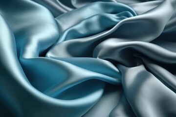Obraz premium Sky Blue Satin texture Background