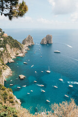 faraglioni at capri amalfi coast © Angel
