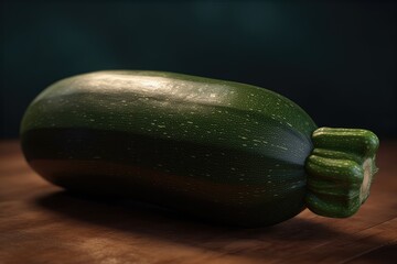 zucchini on a wooden background