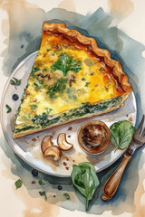 Spinach Quiche 
