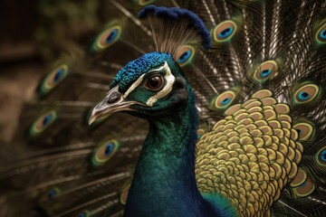 Obraz premium peacock with feathers